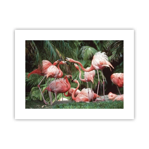 Plakat - Popołudniowe ploteczki - 40x30 cm