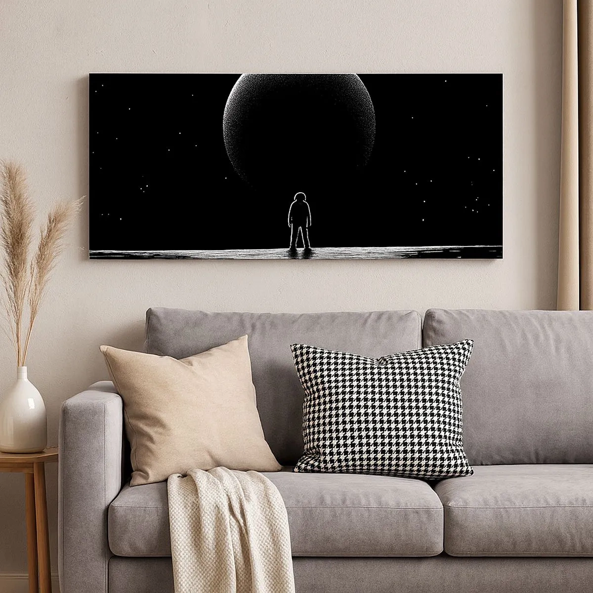 Obraz na płótnie - Twarzą w twarz - 100x40 cm