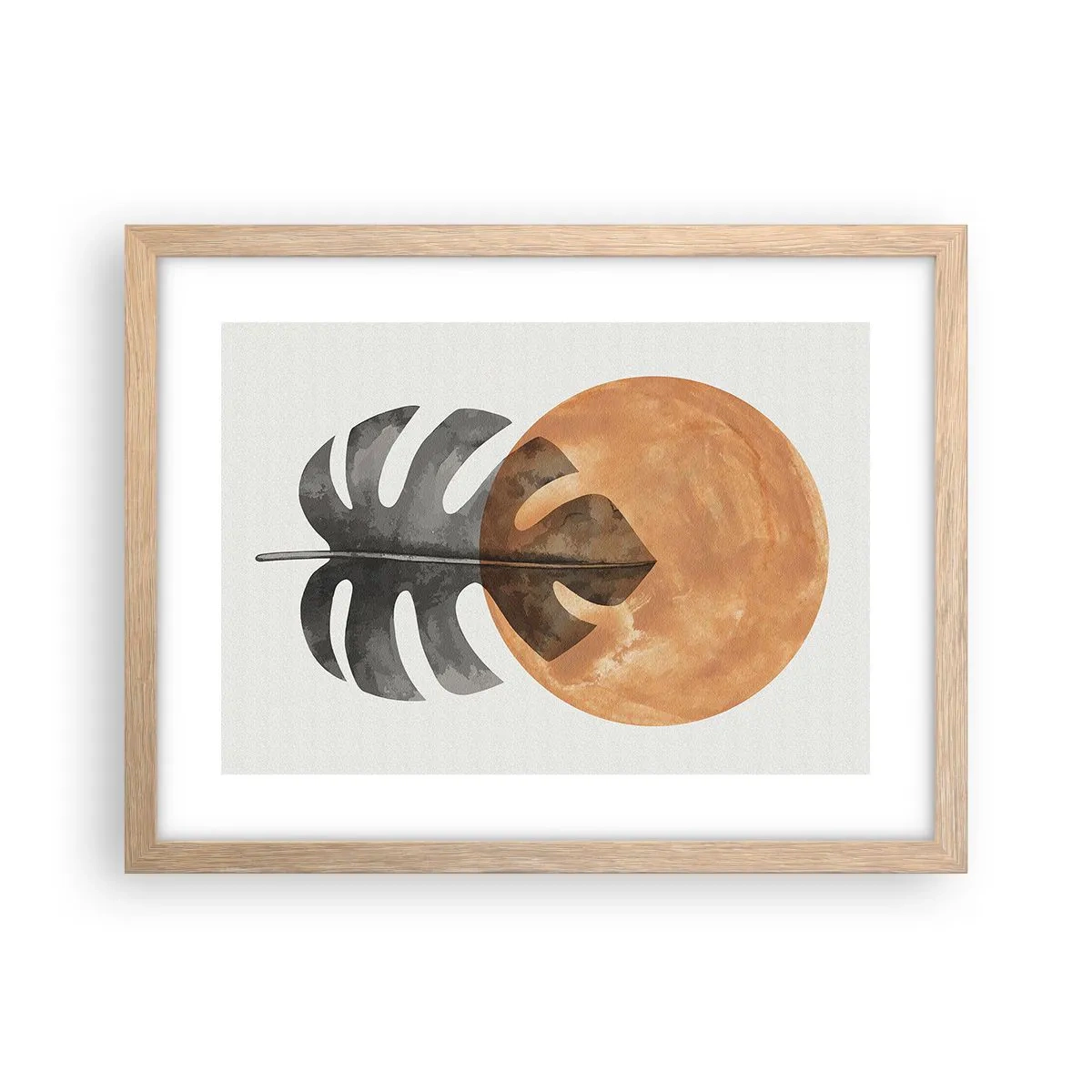 Plakat w ramie jasny dąb - Zawsze słońce - 40x30 cm