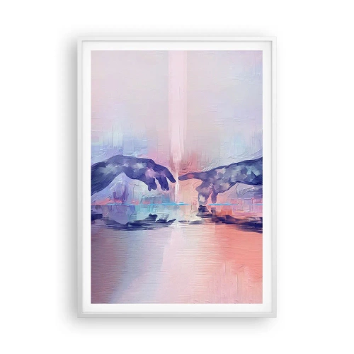 Plakat w białej ramie - Boska iskra życia - 70x100 cm