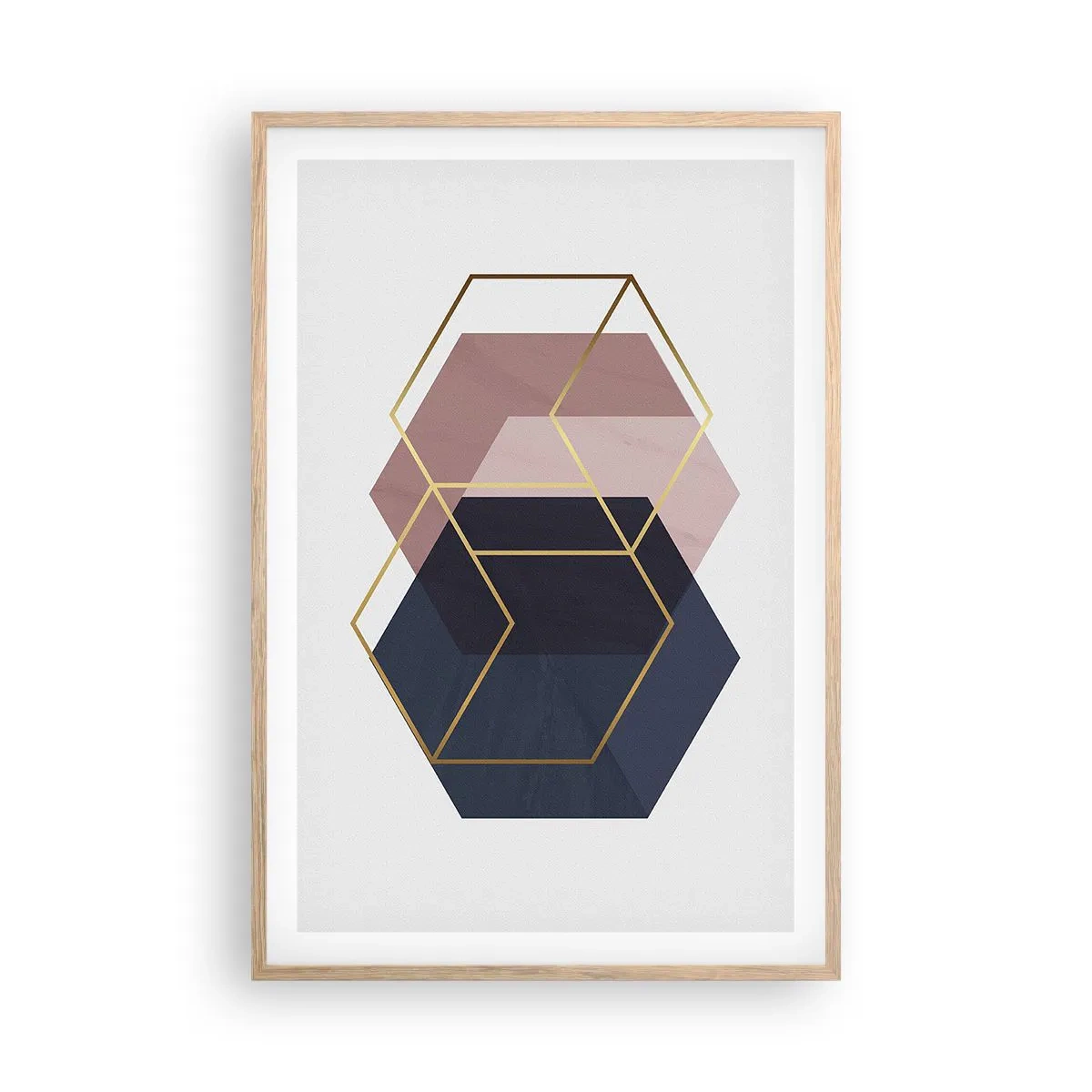 Plakat w ramie jasny dąb - Siła prostoty - 61x91 cm