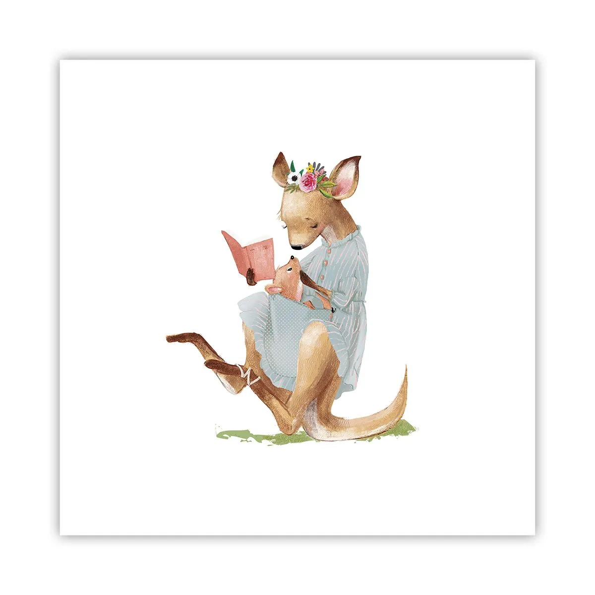 Plakat - Poczytaj mi, mamo - 30x30 cm