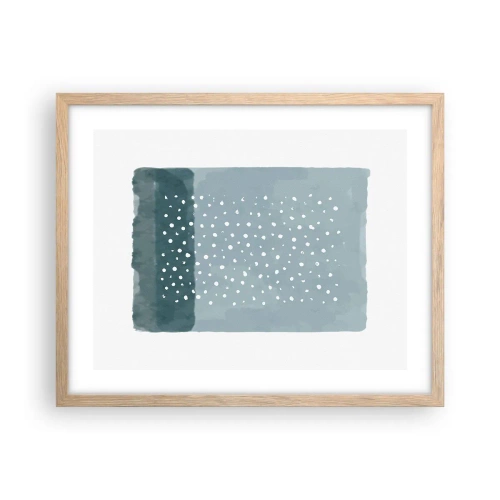 Plakat w ramie jasny dąb - Wyrosłe na błękicie - 50x40 cm