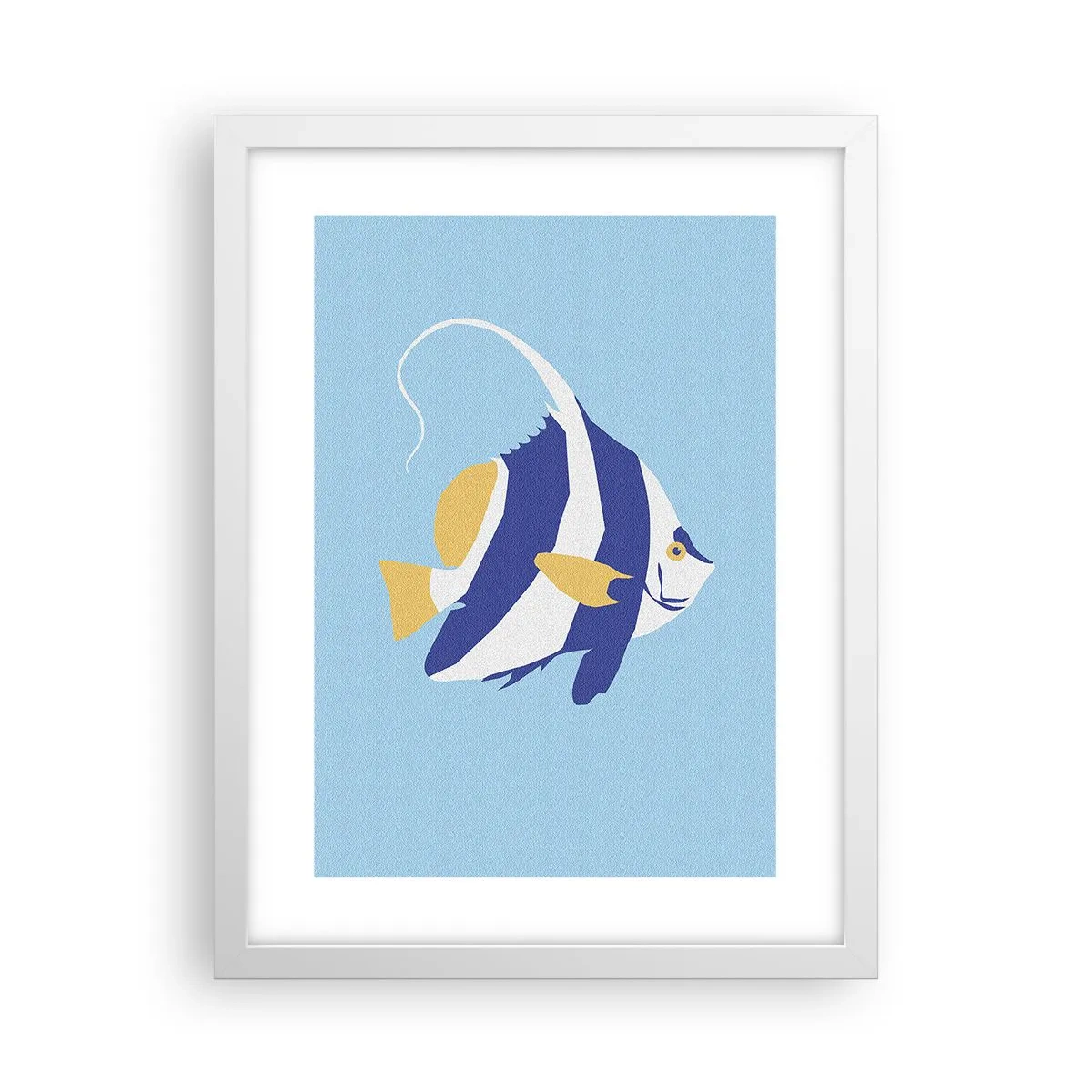 Plakat w białej ramie - Miss tropikalnych wód - 30x40 cm