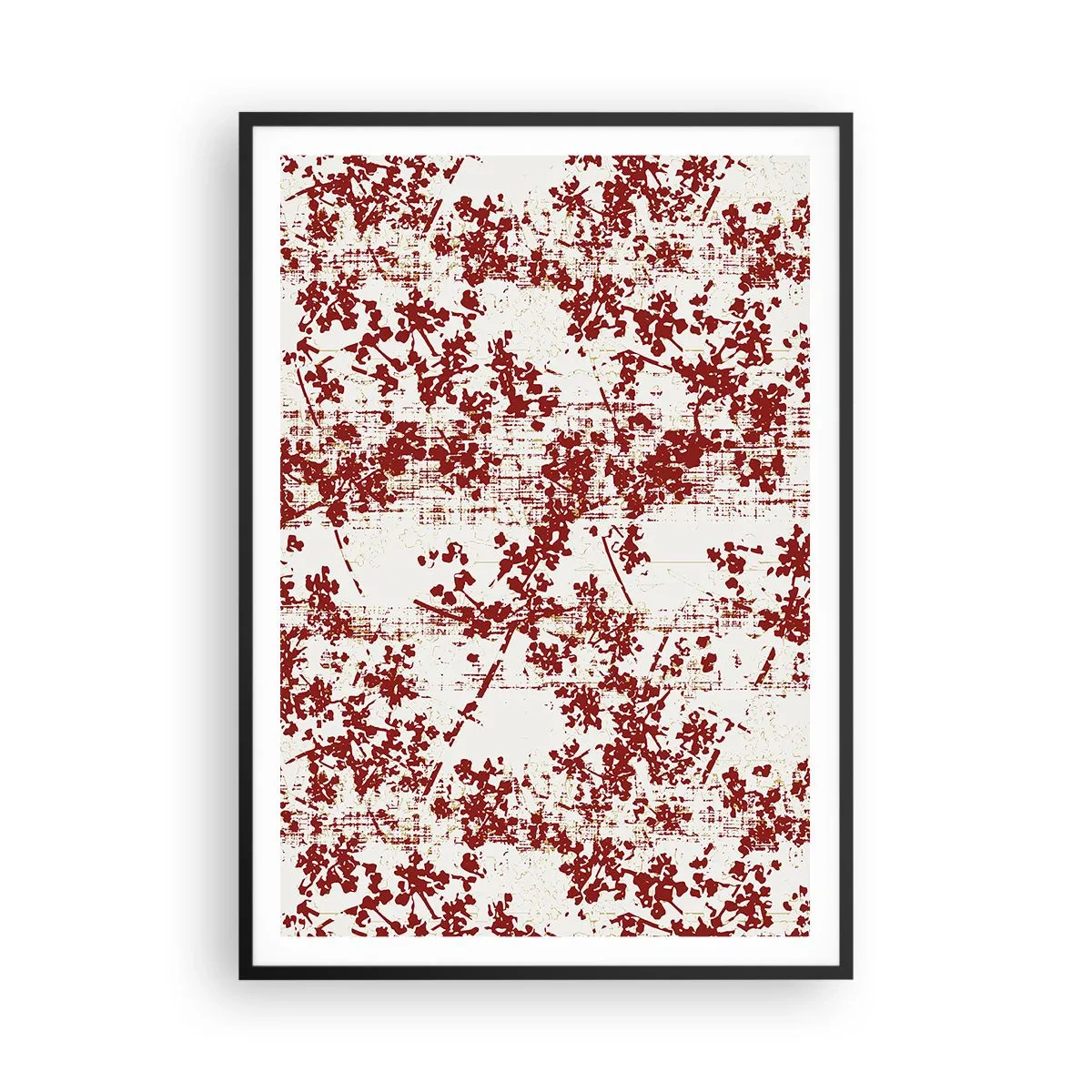 Plakat w czarnej ramie - Jak dawny perkalik - 70x100 cm