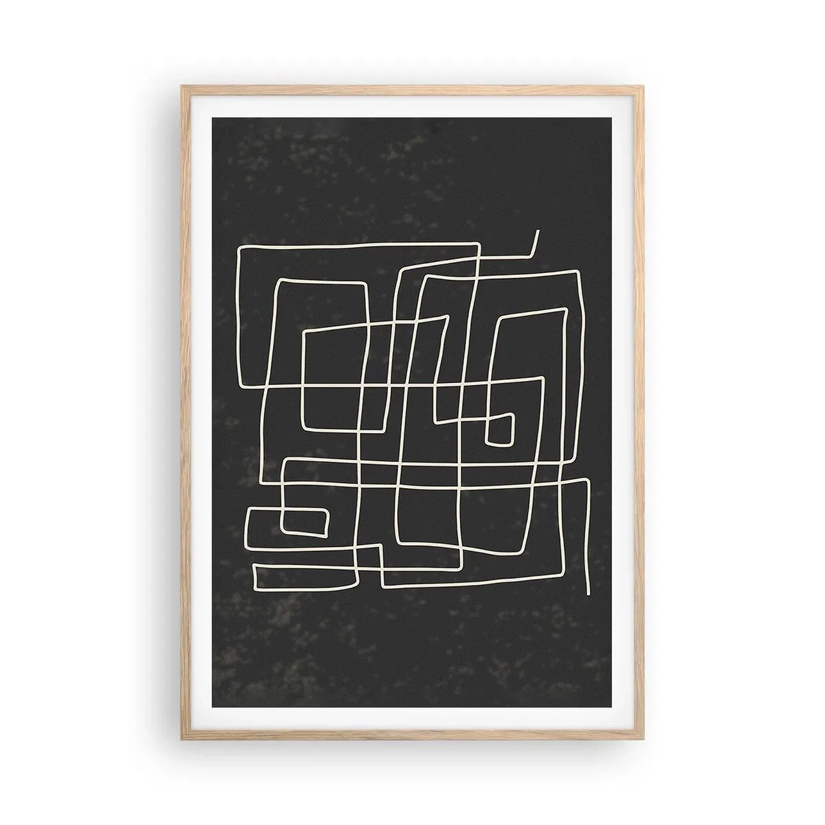 Plakat w ramie jasny dąb - Nie taki prosty - 70x100 cm