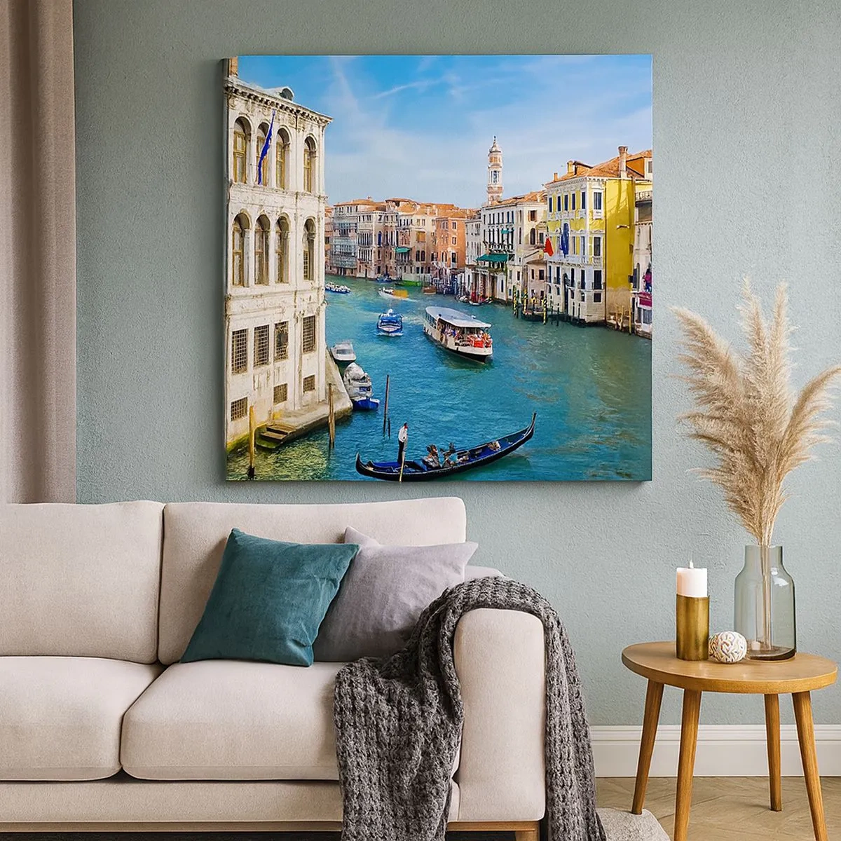 Obraz na płótnie - Ruch uliczny jedyny na świecie - 30x30 cm