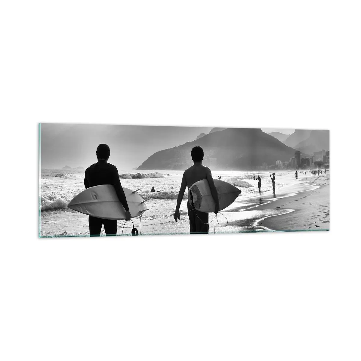 Obraz na szkle - Samba na jedną falę - 90x30 cm