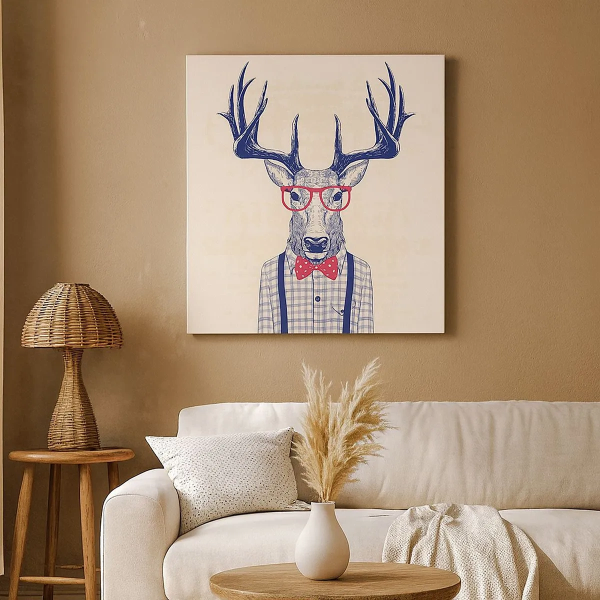 Obraz na płótnie - Zabawna ekstrawagancja - 30x30 cm