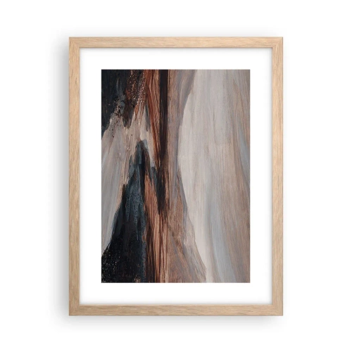 Plakat w ramie jasny dąb - Spokojna dolina - 30x40 cm