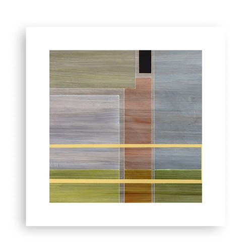 Plakat - Prosto i spokojnie - 30x30 cm