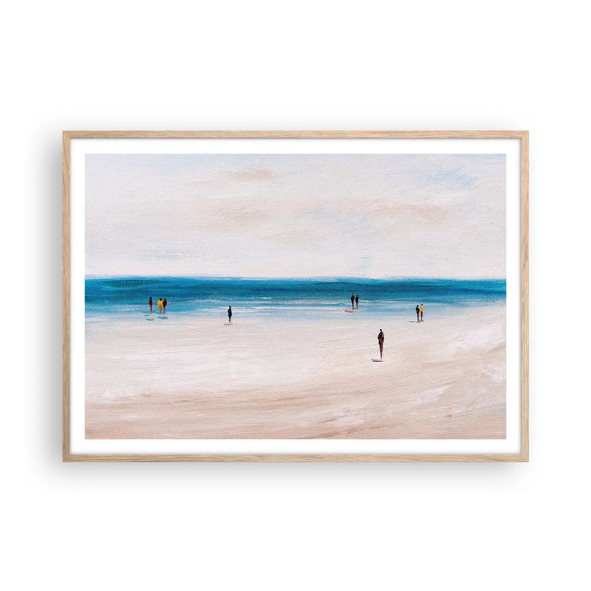 Plakat w ramie jasny dąb - Naturalna potrzeba - 100x70 cm