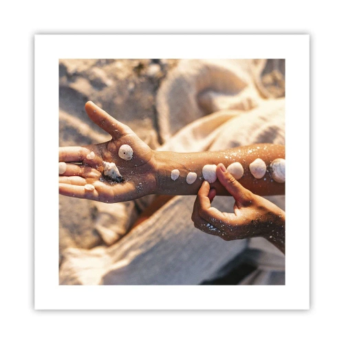 Plakat - Piękno w zasięgu ręki - 40x40 cm