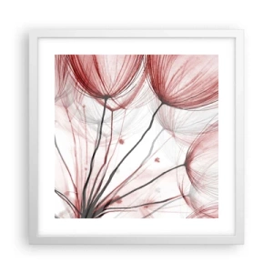 Plakat w białej ramie - Przed odlotem - 40x40 cm