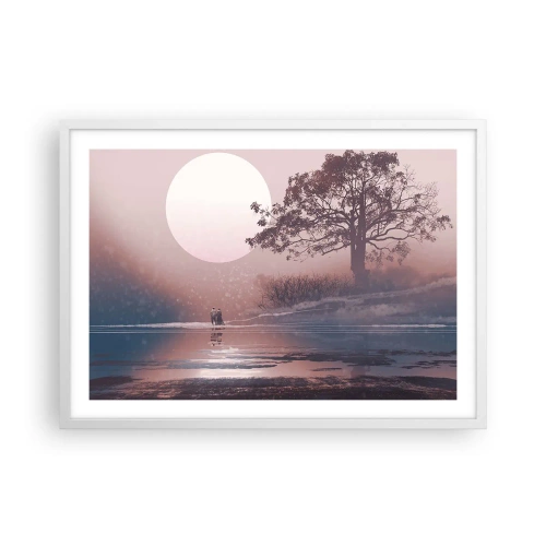 Plakat w białej ramie - Nocne dziwy - 70x50 cm