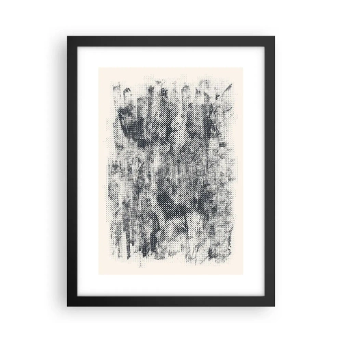Plakat w czarnej ramie - Mglista kompozycja - 30x40 cm