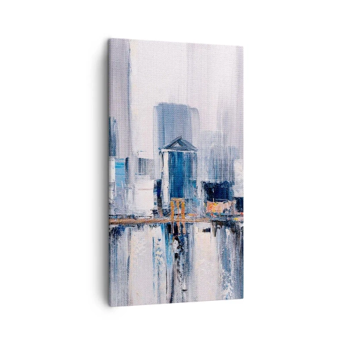 Obraz na płótnie - Nowojorska impresja - 45x80 cm