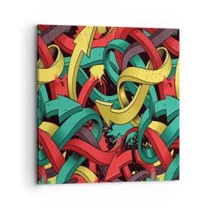 Obraz na płótnie - Którędy do celu? - 70x70 cm