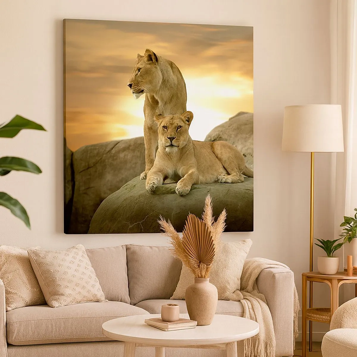 Obraz na płótnie - Królewski majestat - 30x30 cm