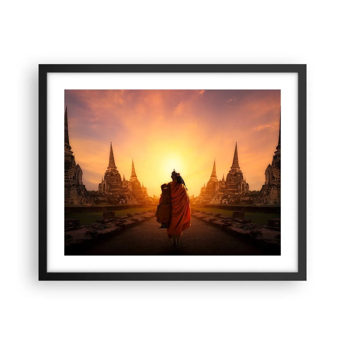 Plakat w czarnej ramie - W spokoju przez wieczność - 50x40 cm