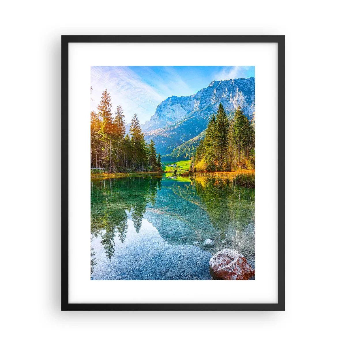 Plakat w czarnej ramie - Łagodność jesieni - 40x50 cm