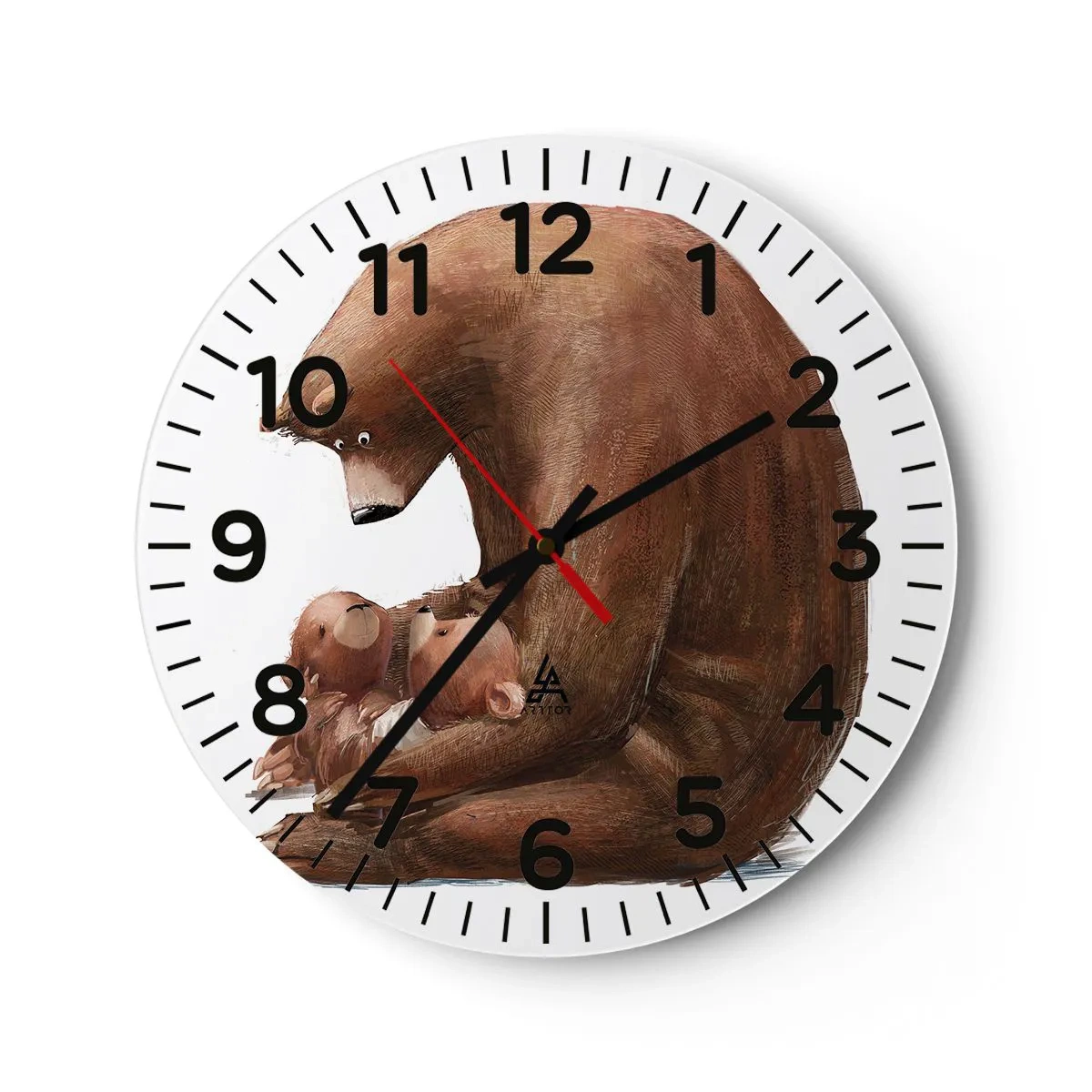 Zegar ścienny - Słodkich snów, dzieciaki - 30x30 cm