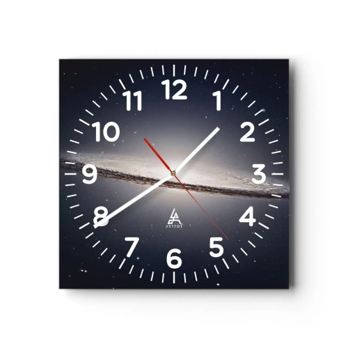 Zegar ścienny - Dawno temu w odległej galaktyce… - 40x40 cm