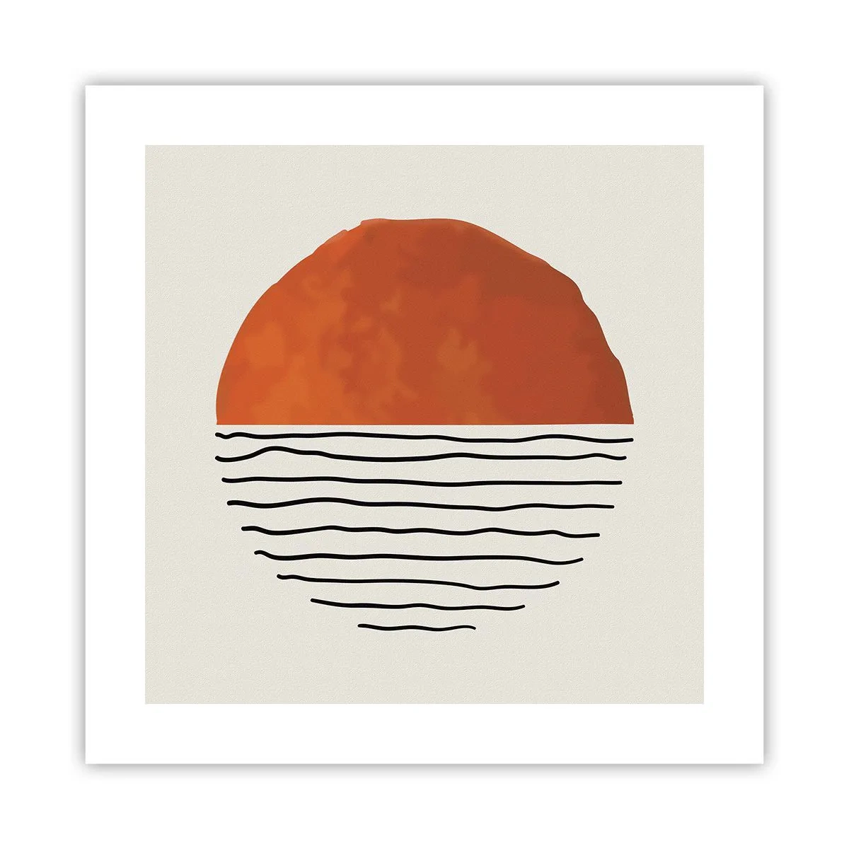 Plakat - W japońskim klimacie - 40x40 cm