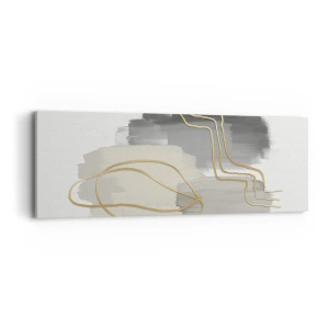 Obraz na płótnie - Trwanie i ruch - 90x30 cm