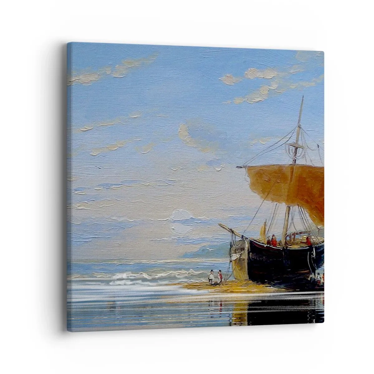 Obraz na płótnie - Woda, ziemia, powietrze - 40x40 cm