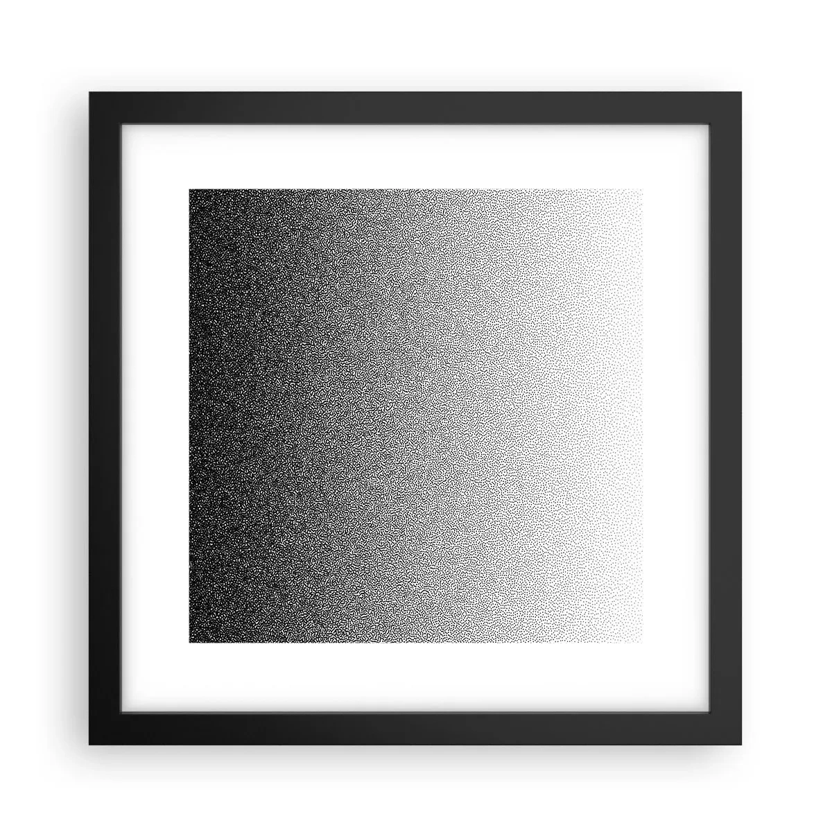 Plakat w czarnej ramie - W stronę światła - 30x30 cm