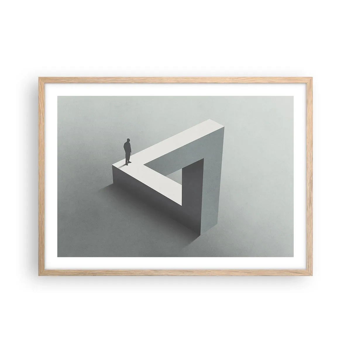 Plakat w ramie jasny dąb - A jednak możliwe - 70x50 cm