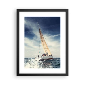 Plakat w czarnej ramie - Nas nie dogonią! - 30x40 cm