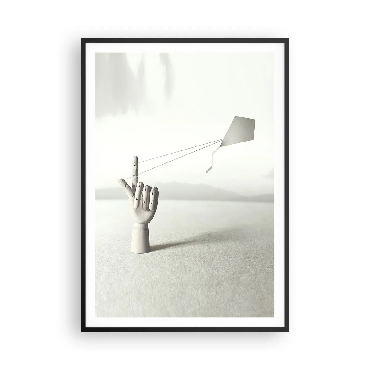 Plakat w czarnej ramie - Próba sił - 70x100 cm