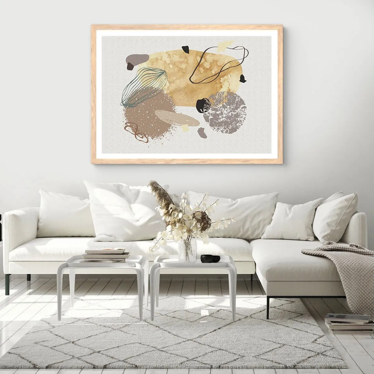 Plakat w ramie jasny dąb - Plumkologia stosowana - 100x70 cm