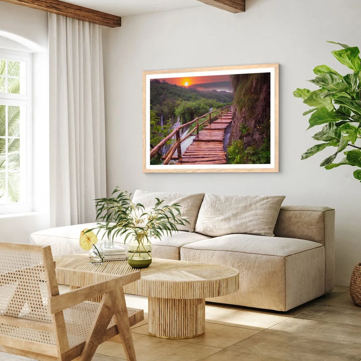Plakat w ramie jasny dąb - Piękno nie do uwierzenia - 40x30 cm