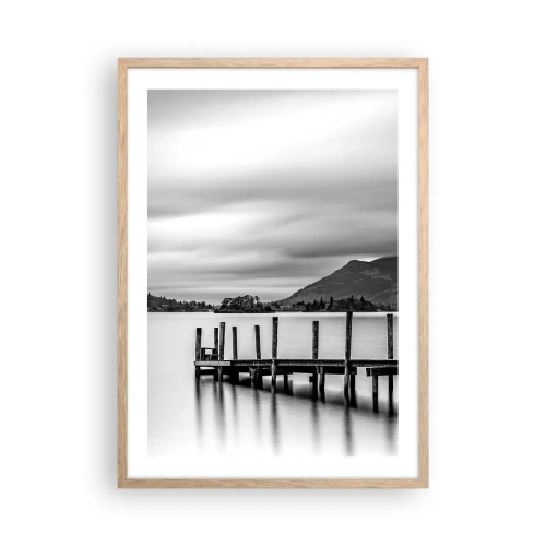 Plakat w ramie jasny dąb - Łagodność i siła - 50x70 cm