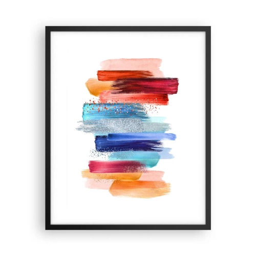 Plakat w czarnej ramie - W górę i w dół  - 40x50 cm