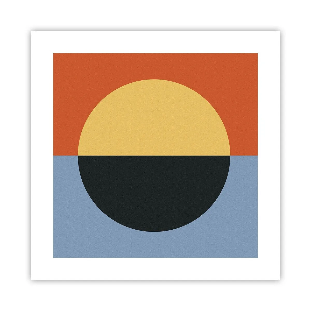 Plakat - Kompozycja ciepła i chłodu - 40x40 cm