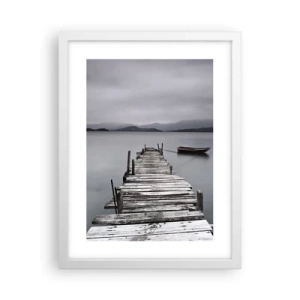 Plakat w białej ramie - Jutro możesz ruszać - 30x40 cm