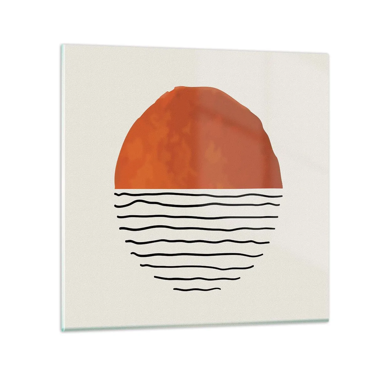 Obraz na szkle - W japońskim klimacie - 50x50 cm