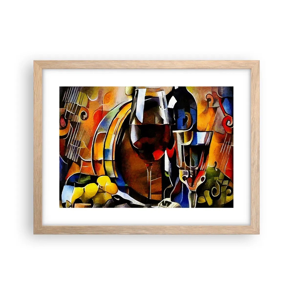 Plakat w ramie jasny dąb - I świat nabiera barw - 40x30 cm