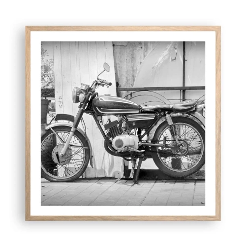 Plakat w ramie jasny dąb - Klasyka ponad wszystko - 60x60 cm