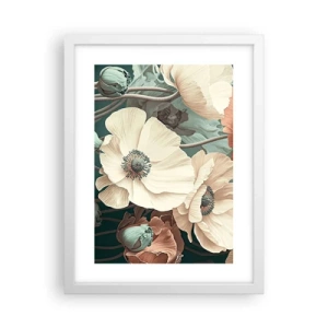 Plakat w białej ramie - Szept maków - 30x40 cm