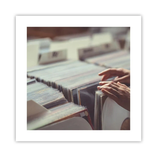 Plakat - W poszukiwaniu wzruszeń - 40x40 cm