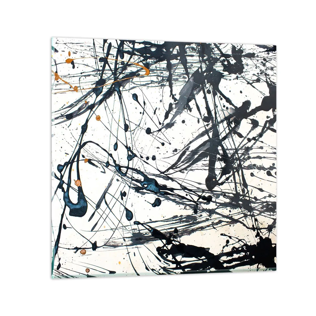 Obraz na szkle - Abstrakcja ekspresjonistyczna - 30x30 cm