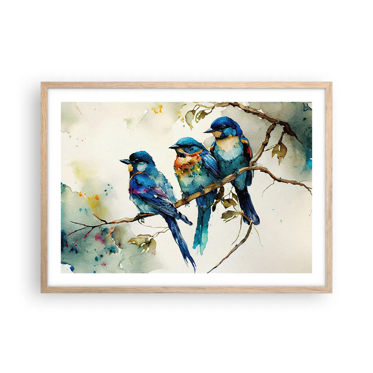 Plakat w ramie jasny dąb - Obraził się? - 70x50 cm