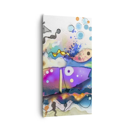 Obraz na płótnie - Brak słów! - 65x120 cm