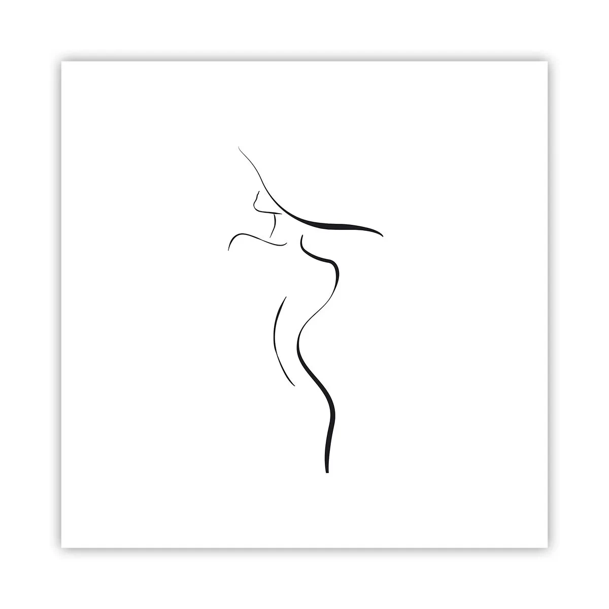 Plakat - Nieuchwytna jak fala - 30x30 cm