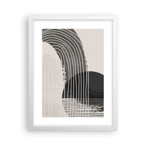 Plakat w białej ramie - Tam i z powrotem - 30x40 cm